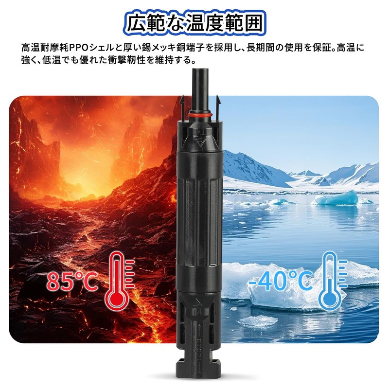 Backflow Prevention Diode, 2 Pack MC4 Diode Connector, MC4 Backflow