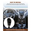JUQAFY Auto Gear Shift Lever Knob Fits for Azera 2012