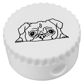 'Sleepy Pug' Compact Pencil Sharpener (PS00007108)