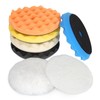 Autolock 6" Buffing Polishing Pads, 7Pcs 6Inch (150mm) Waffle Foam