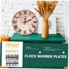 TEHAUX 12 Sets DIY Clock Number of Roman Arabic Numbers