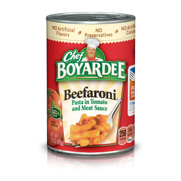 Chef Boyardee Beefaroni, 15 oz, 24 Pack