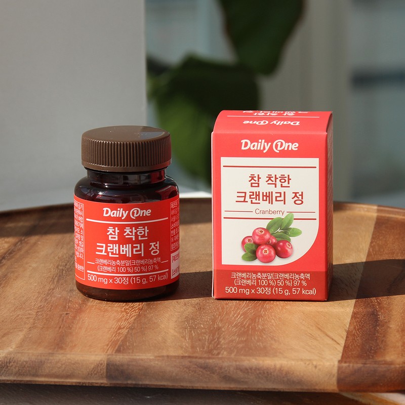 Daily One Very Good Cranberry Tablets Women's Concentrated Powder 500mg