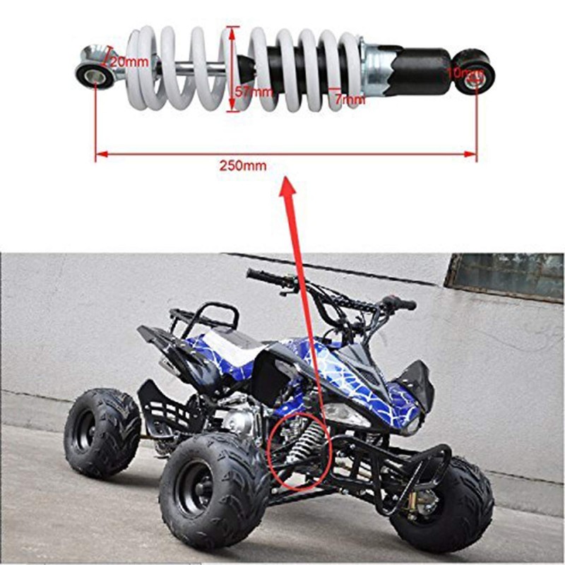 Fuerduo 2PCS 9 7/8" 250mm Rear Spring Assist Load Carrier