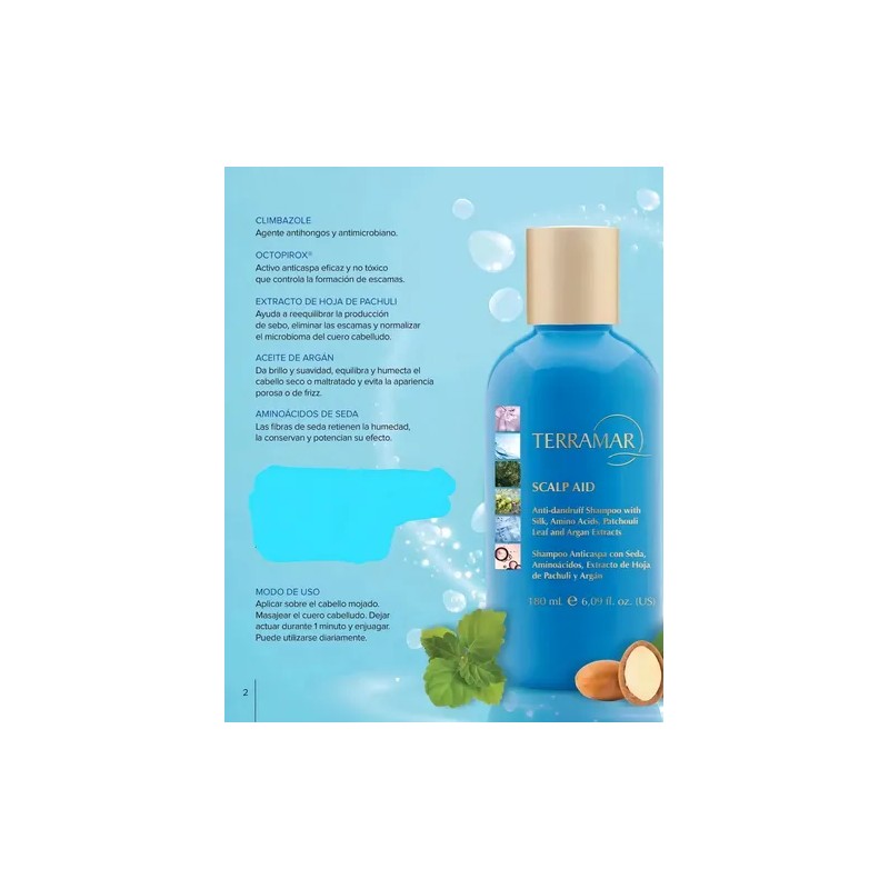 Shampoo Antimicotico Anticaspa Descamacion Terramar /sar