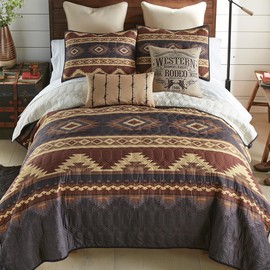 BLACK FOREST DECOR Laredo Quilt Bed Set - Queen