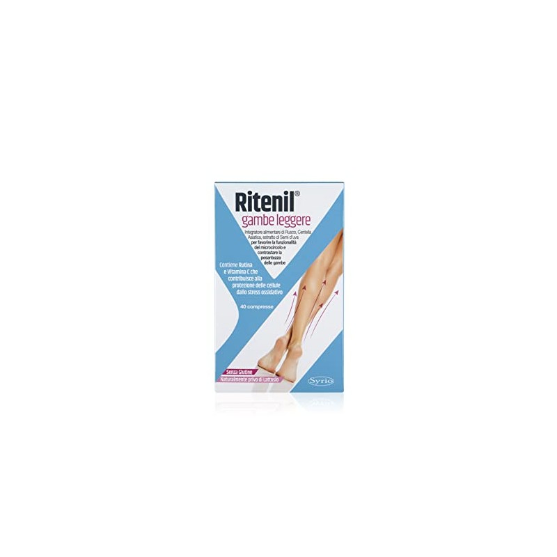 Syrio Integratori Alimentari, Ritenil Gambe Leggere Integratore alimentare con Bioflavonoidi