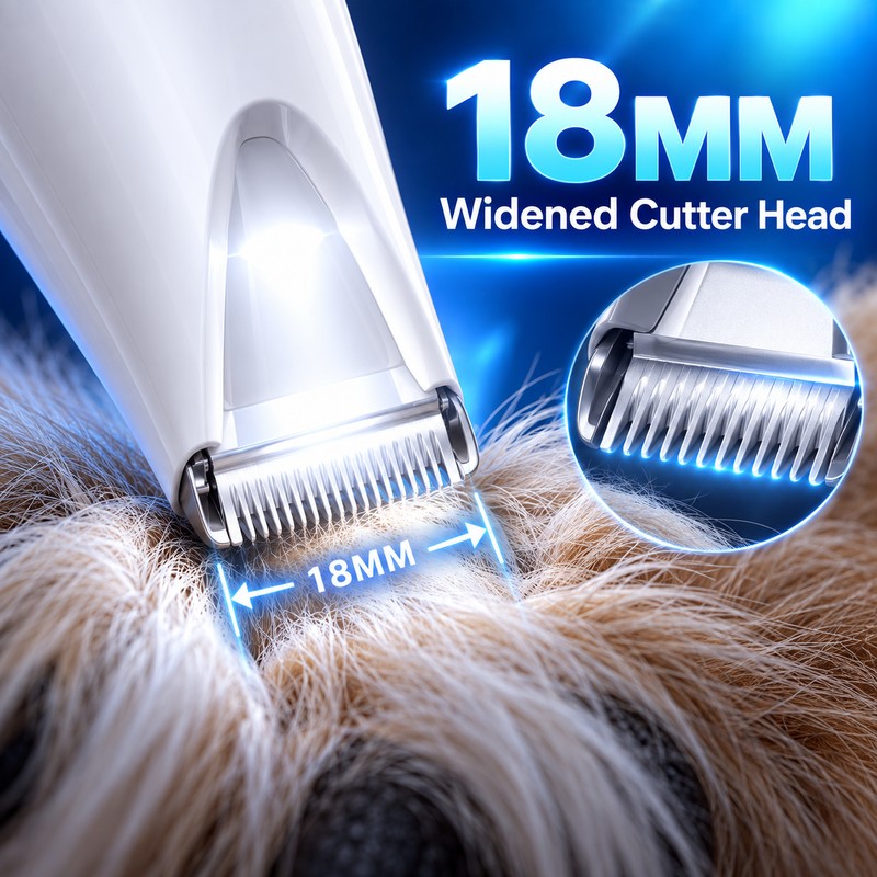 Upgraded Version Pet Paw Trimmer with LED Light – Precise