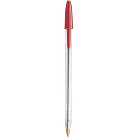 4 DOZEN: Cristal Xtra Smooth Ball Pen, Medium Point (1.0 mm), Red, 12-Count MS11