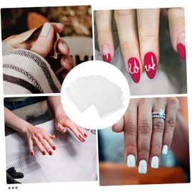 Baluue French Nail Art Stickers 4 Sets of 15pcs Manicure Tip Guides for Nail Decoration Easy to Apply for DIY Designs