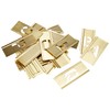 Stencils Set of Pp Brass Locking Stencils - Letters 1in