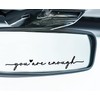 3 x Car Rear Mirror Vinyl Decal Stickers Water Bottle