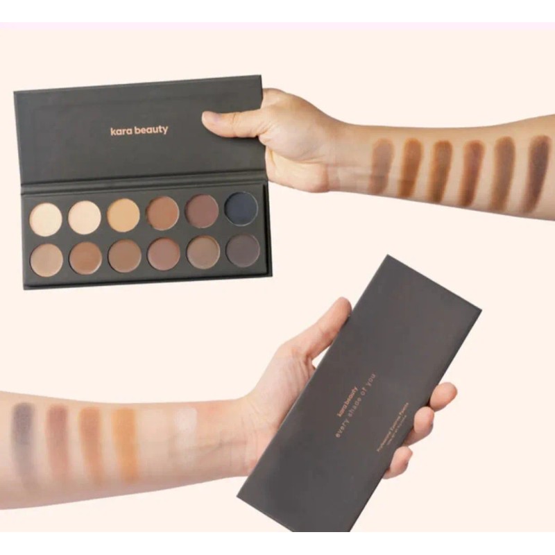 Paleta De Cejas Profesional Kara Beauty Multicolor