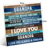 to My Grandpa Wooden Sign Best Grandpa Gift, Grandpa Gifts