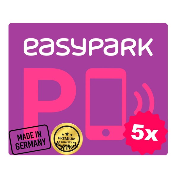 EASYPARK Easy Park Rear Glass Sticker - Small Parking Sticker