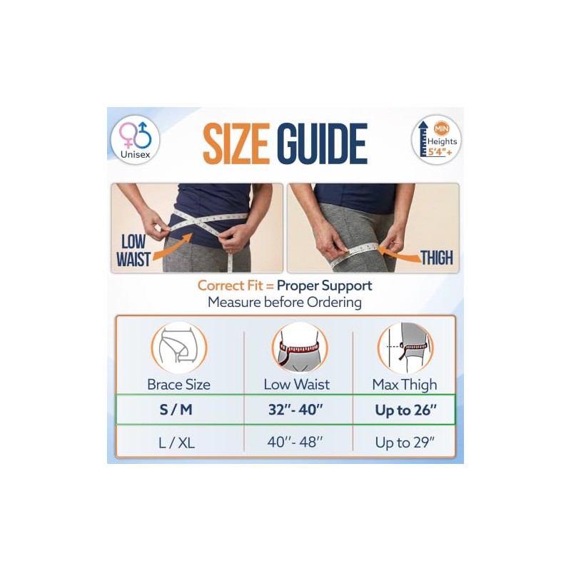 ODOFIT UNIQUE Support Brace for Groin Quadricep Thigh Wrap Hip