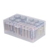 Dial Industries Battery Storage Organizer Case, 12 AAA, 12 AA,