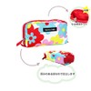 Hanna Hula Pet Mini Pouch with Pocket, Border Red