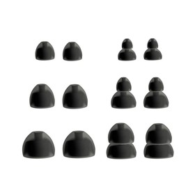 Comfortable B Oval Fit Kit Compatible with Shure SE110, SE112, SE115, SE210, SE215, SE315, SE420, SE425,SE530 PTH,SE535,SE846,E3c,E4c,E4G,E5c,I3C,I4C,SCL3,SCL4,SCL5 Earphones - Replacement Eartips
