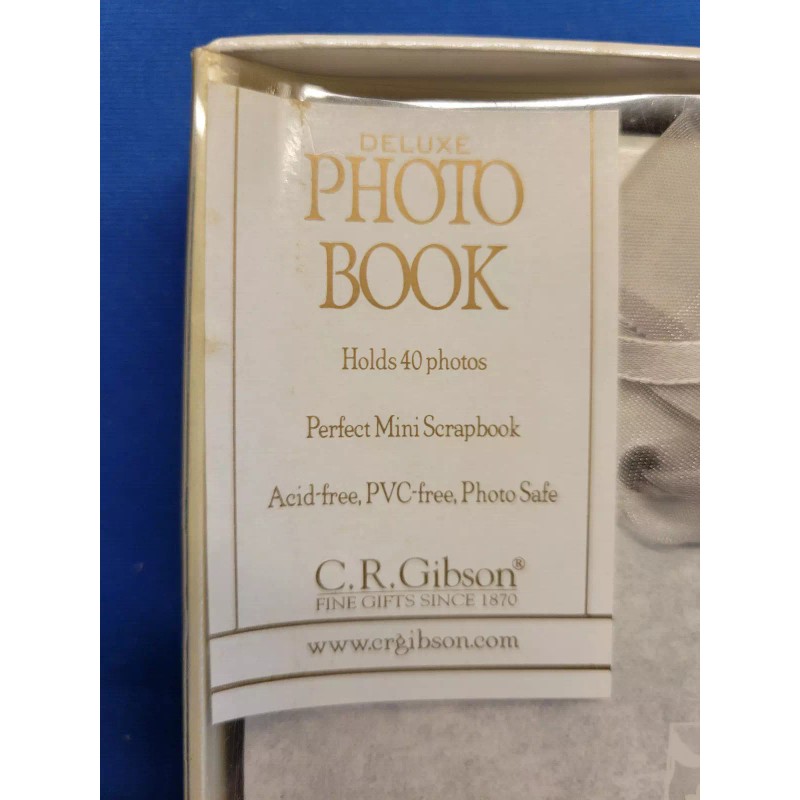 C R Gibson 25th Anniversary Photo Book 40ct 4x6 Acid