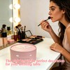 Pink Body Powder Container with 5.5" Large Powder Puff -