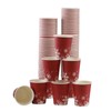 Festive Themed Red Snowflake Paper Party Cups Pack of 100