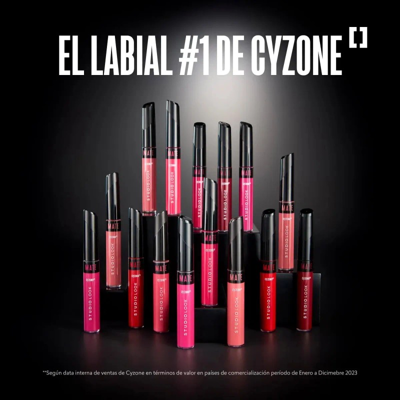 Labial Mate Indelebles Studio Look Cyzone No Transfiere