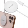 FOREVER Wireless Charger, Inductive Charger, 15 W, Round, Thin, Discreet,