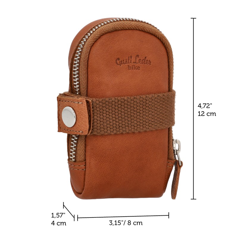 Gusti UDO B. Saddle Bag Leather with Waterproof Bicycle Bag
