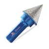 Diamond Beveling Chamfer Bit,BRSCHNITT 20mm Diamond Finger Milling Bits hex