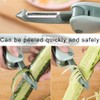 Potato Peeler Foldable Vegetable Peeler 2-in-1 Julienne Peeler for Potatoes