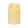 Luminara Flameless LED Battery Operated Ivory Pillar Candle, Flickering Realistic