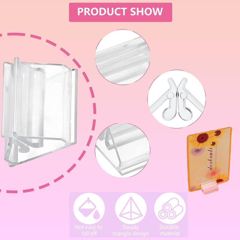ZPSCXQ 50 Pcs Photo Holders for Tables, Menu Holders, Menu