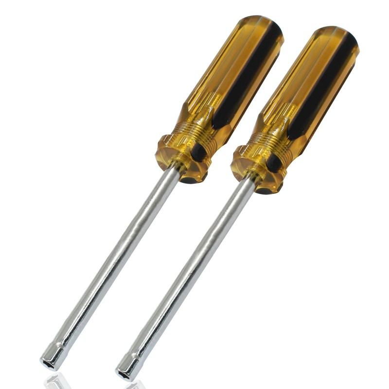 Murtenze 4MM Socket Wrench Screwdriver, 2 Pack Hex Socket Wrench