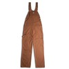 Liberty Men's Duck Bib Overall, Pecan, 38x28