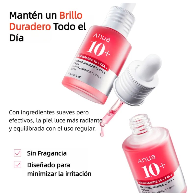 Suero Corrector de Manchas Oscuras ANUA con Niacinamida y TXA
