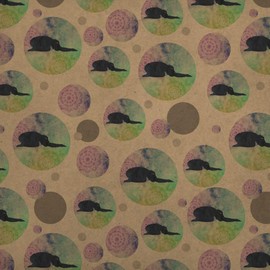 GRAPHICS & MORE Child's Pose Yoga Premium Kraft Gift Wrap Wrapping Paper Roll