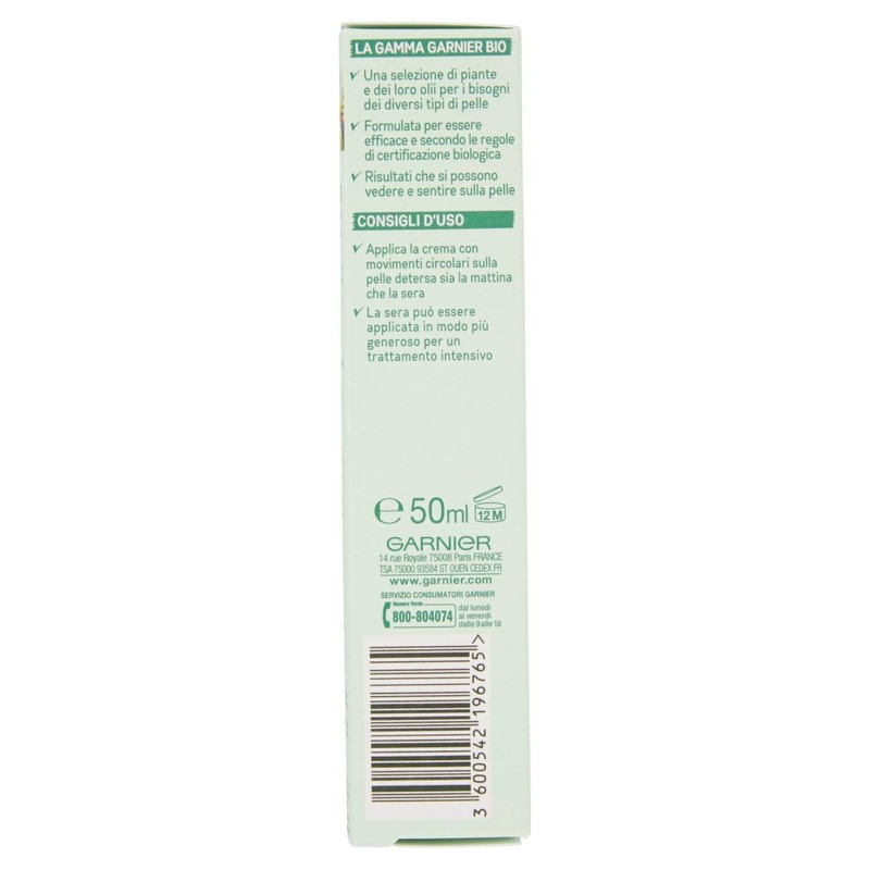 Garnier Organic Argan Face Cream for Natural Face, Moisturising and