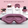 Clbxzwc 3D Advanced Sleep Eye mask, (2 Pack) Super Delicate