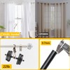 Curtain Rods for Windows,1 Inch Adjustable Window Curtain Rod, Curtain