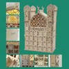 Wooden Ramadan Calendar 30 Storage Drawers LED Light Decorative DIY