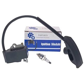 PARTSRUN 4244-400-1307 BR450 BR350 BR350Z BR430 BR430Z Ignition Coil with Spark Plug For STIHL Backpack Blower Sprayer SR430 SR440 SR450 ZF433-HHS