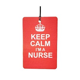 Keep Calm I'm A Nurse Car Air Freshener