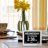 YCOO [Newest Version] Dementia Clock,8 Inches Calendar Date Clock,Memory Loss