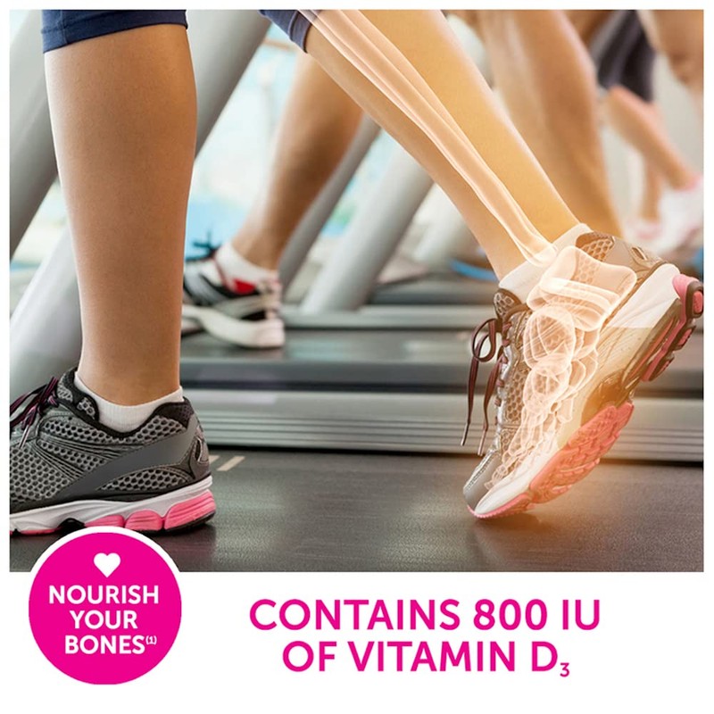 Caltrate Plus Chewables (50 Count, Cherry, Orange, Fruit Flavour), Calcium/Vitamin