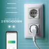 Freedompro Steckdosenmodul Mini OL0602-E, Smart WiFi 2-Kanal Schalter, Hausautomatisierung, Kompatibel