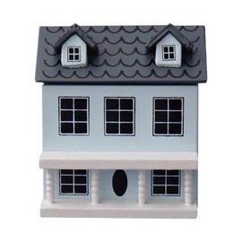 Toyvian Dollhouse Miniature House Wooden Dollhouse kit Christmas Village Houses Toy House Model Tiny Wooden