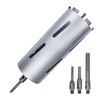 4-1/2 inch Diamond Dry Core Drill Bit, 10" Drilling Depth,