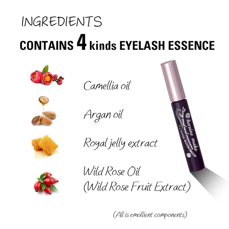 Isehan Heroine Make Long & Curl Mascara Waterproof Black