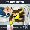 Chickpatti Indestructible Dog Toy Giant Multicolor Plush Dog Toys, Stuffed